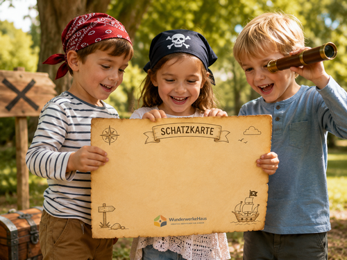 Piraten Schatzsuche für Kinder - Schatzbox Käpt'n Goldzahn (3-6 Jahre)