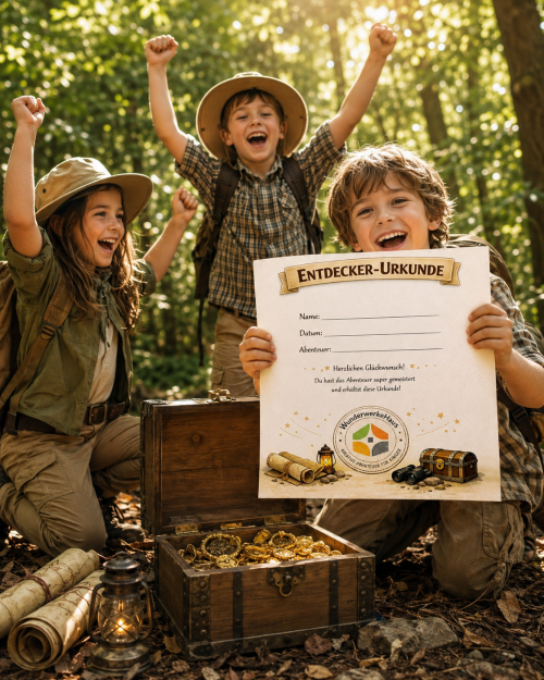 Piraten Schatzsuche für Kinder - Schatzbox Käpt'n Goldzahn (3-6 Jahre)